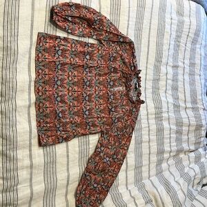 J.Crew Blouse, Liberty fabric, size Small